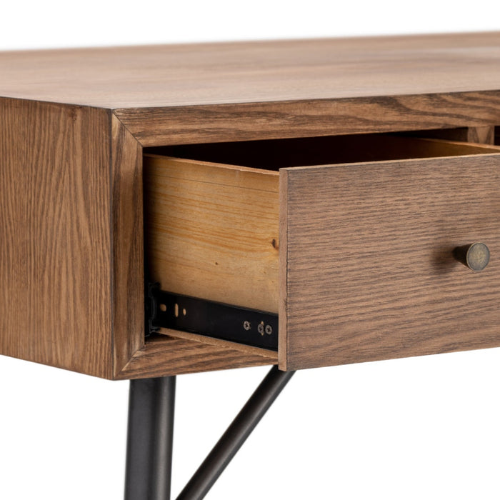 Burnished Oak Writing Desk