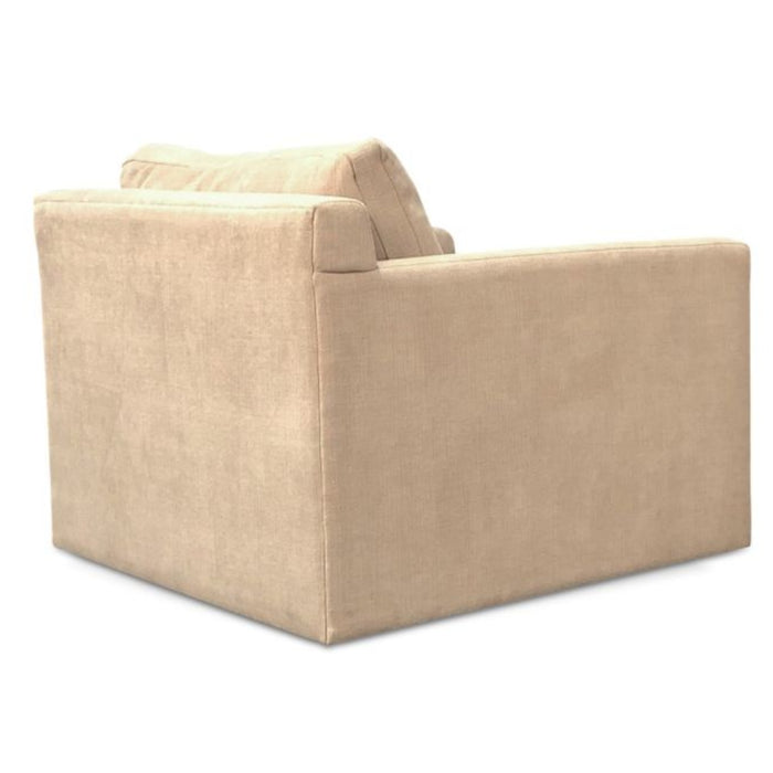 Oat Chenille Fabric Accent Chair