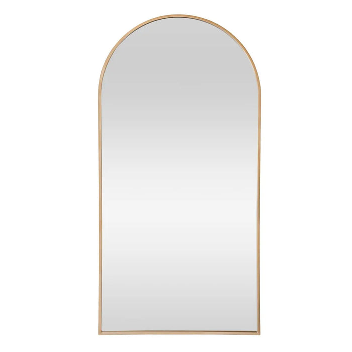 Oversized Gold Metal Wall Mirror