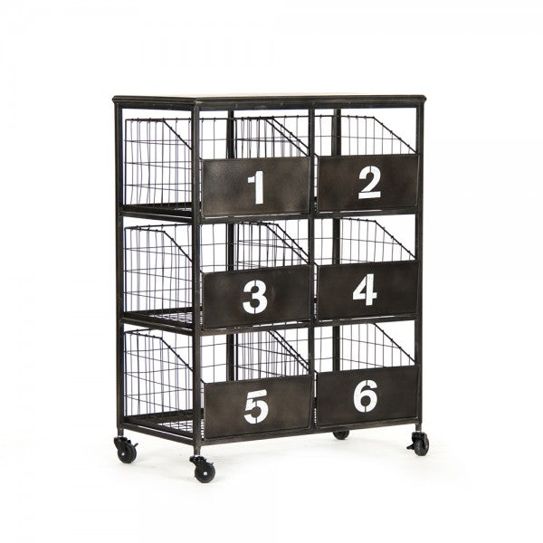 Industrial Metal Storage Cart