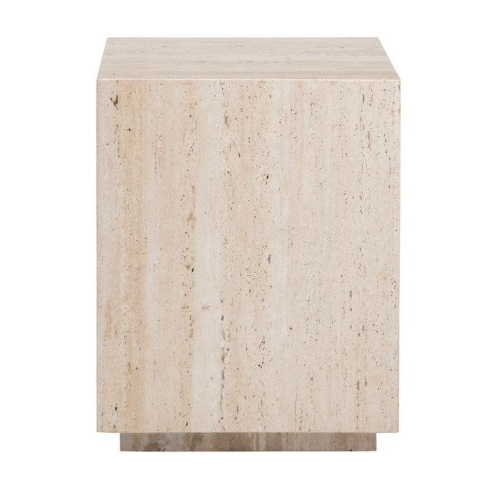 Palermo Travertine End Table