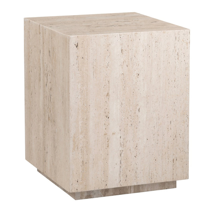 Palermo Travertine End Table