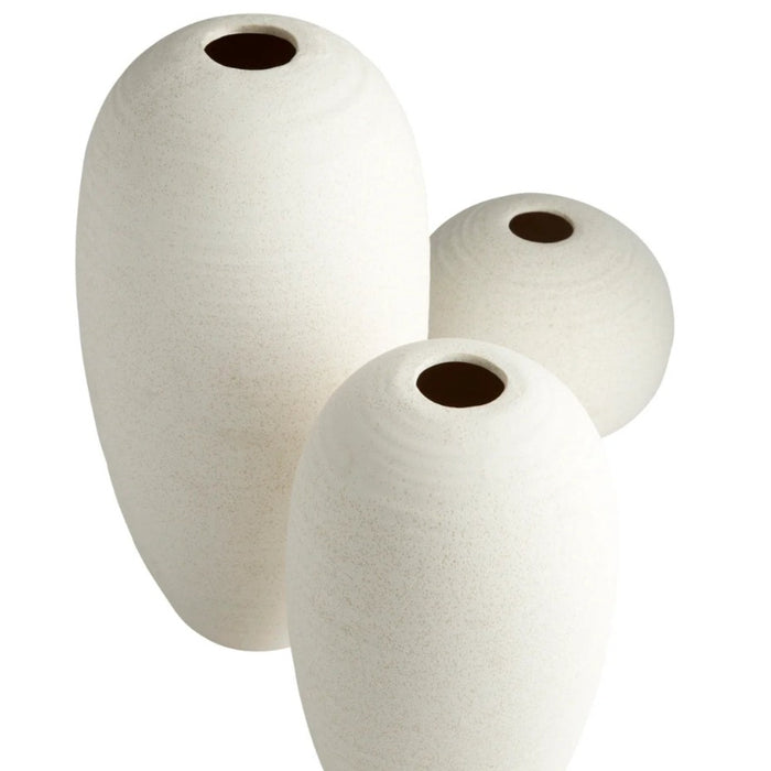 Medium White Bee-Hive Vase