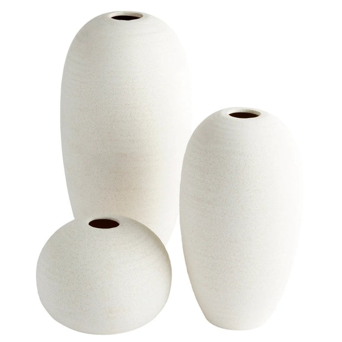 Medium White Bee-Hive Vase