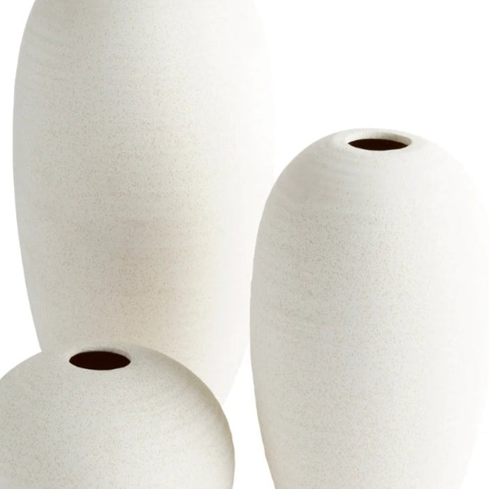 Medium White Bee-Hive Vase