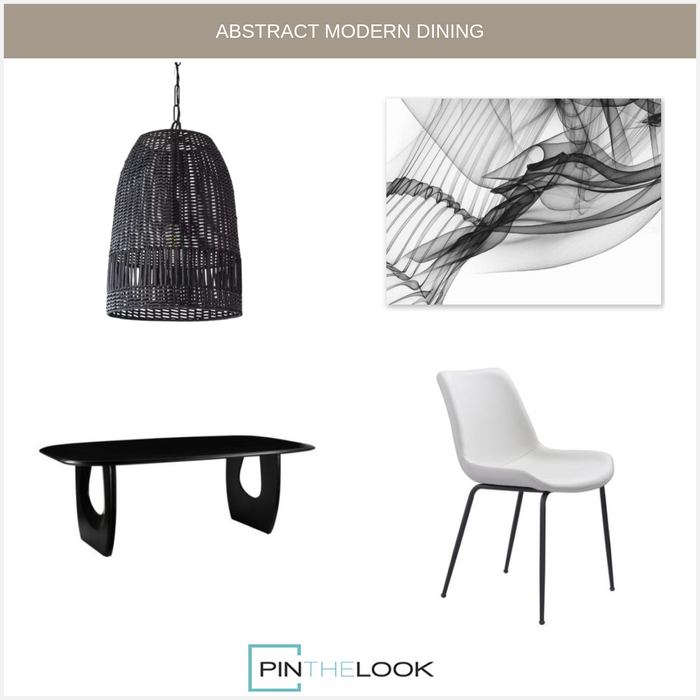 Rectangular Black Dining Table