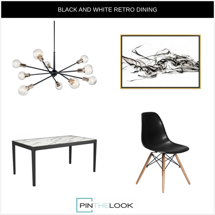 Black & White Dining Table