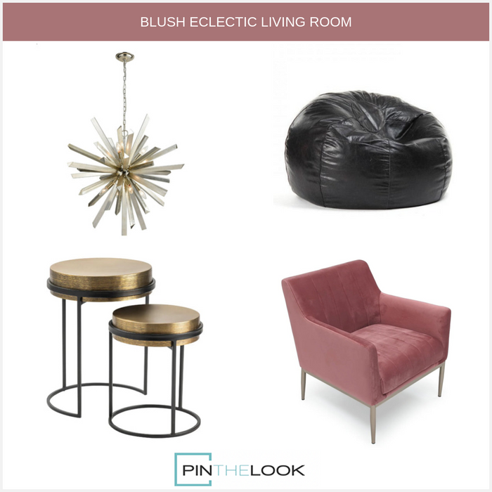 Dark Brown Leather Bean Bag