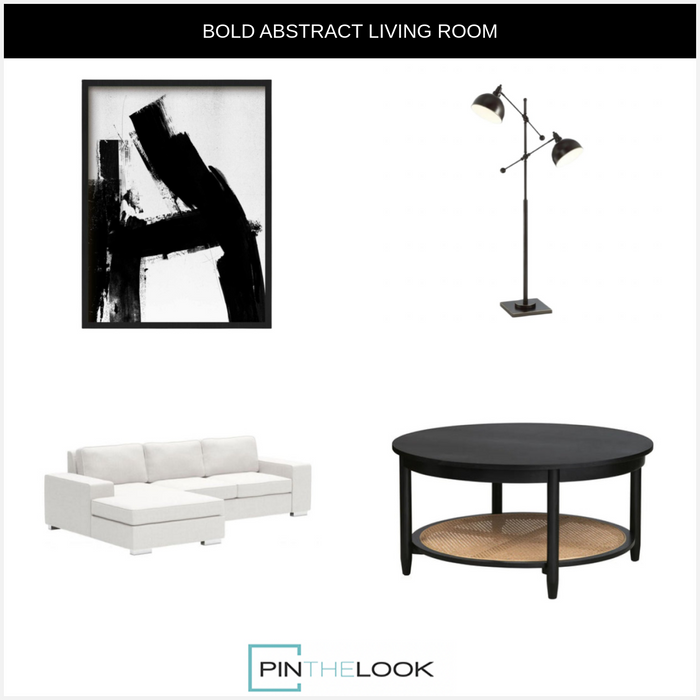 Black Finish Mindi Coffee Table