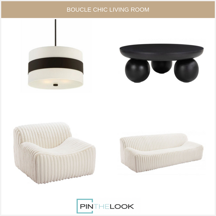Round Wooden Black Coffee Table