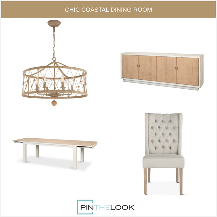 Upholstered Tufted Off-White Dining Chair