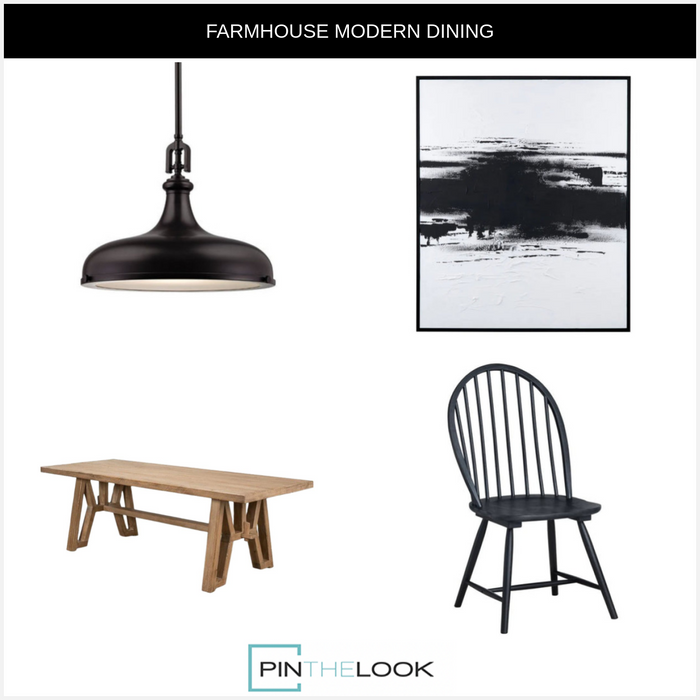 Black Slat Back Dining Chair - Pair