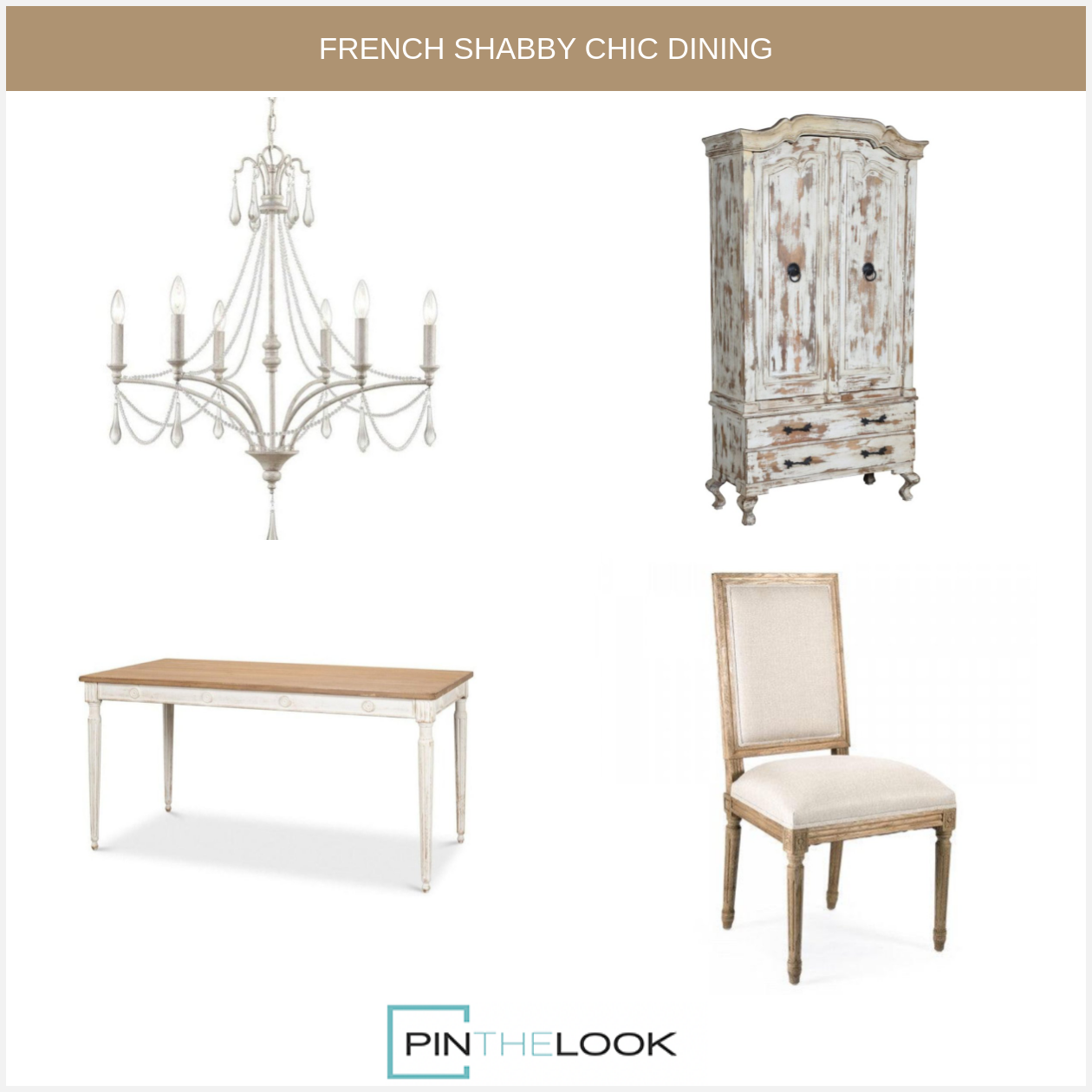 Claire Shabby Chic Dining Table