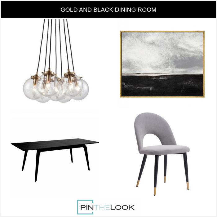 Deco Modern Gray Dining Chair