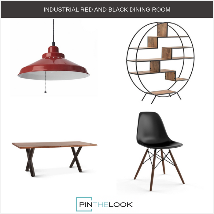 Natural Sheesham Wood and Iron Dining Table
