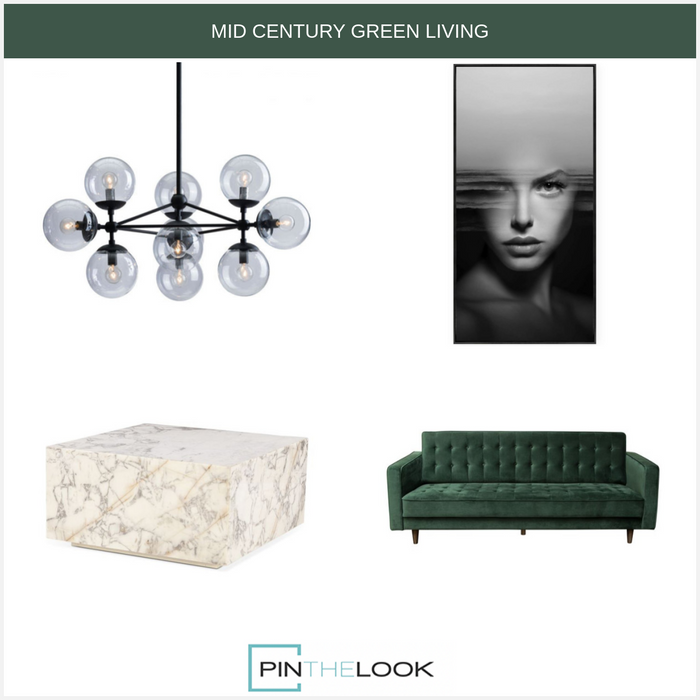 Inspired Mid-century Black Ceiling Lamp