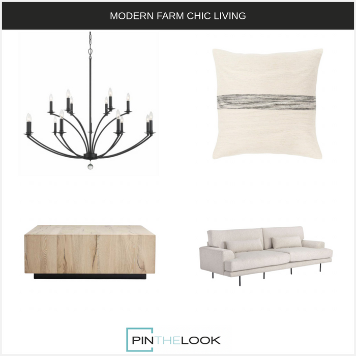 15-Light Black Farmhouse Chandelier