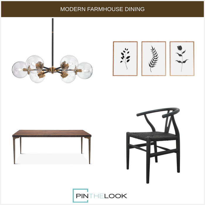 Midcentury Modern 6-Light Chandelier