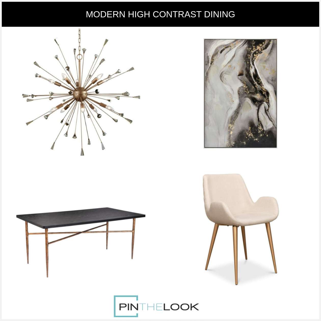 Modern Gold & Linen Chairs