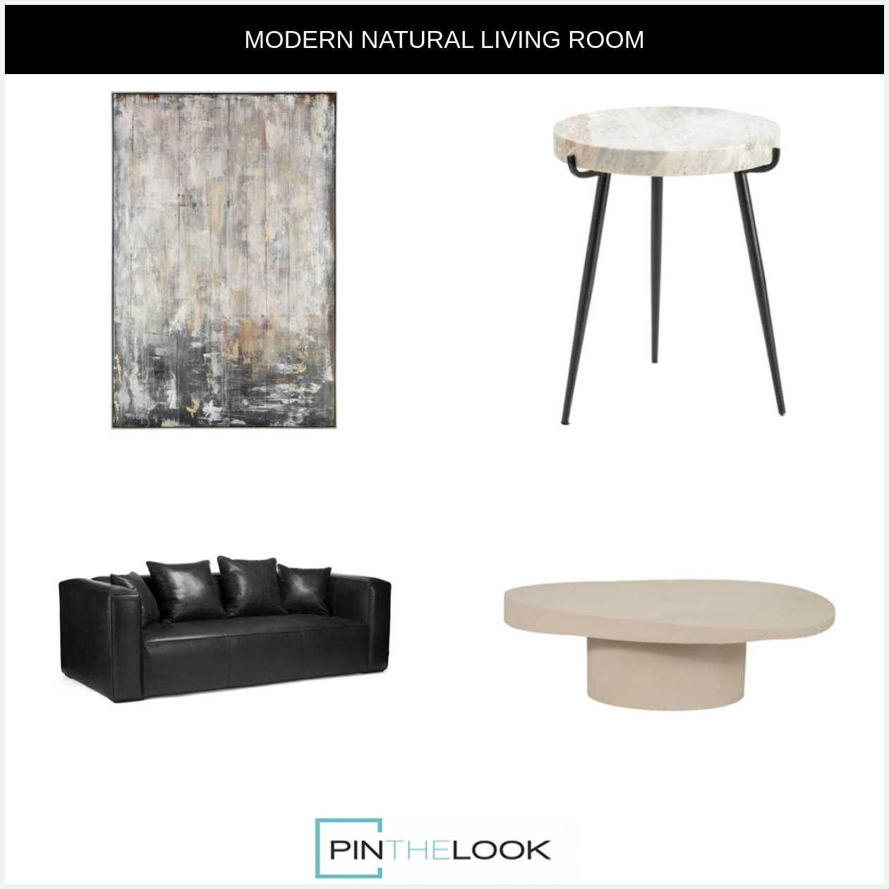 Round White Marble Accent Table