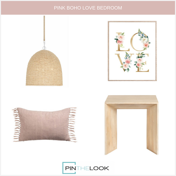 Natural Geometric Accent Table