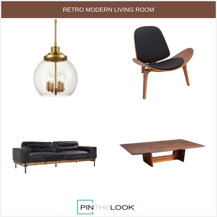 Mid-Century Brown Coffee Table