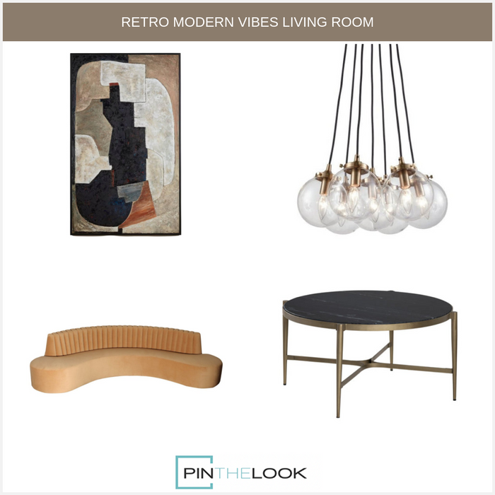 Midcentury Modern Glass Globes Chandelier