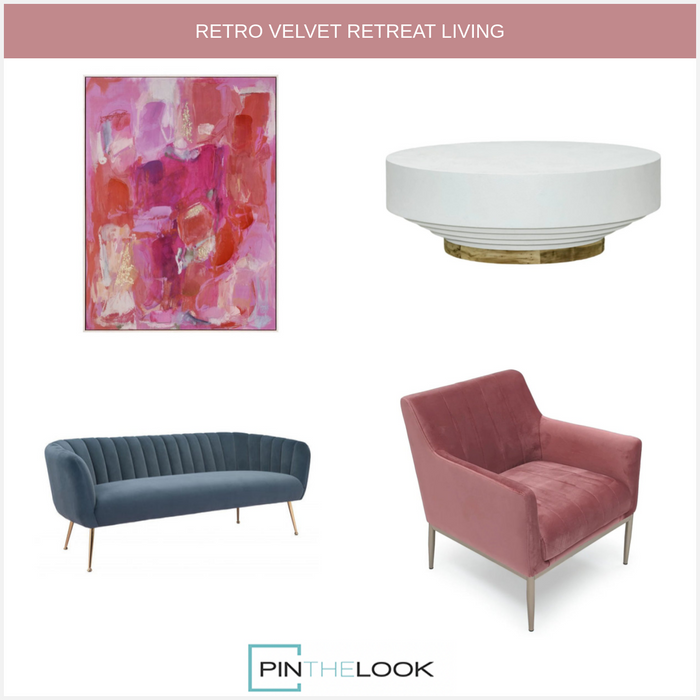 Allusive Pink Abstract Wall Art