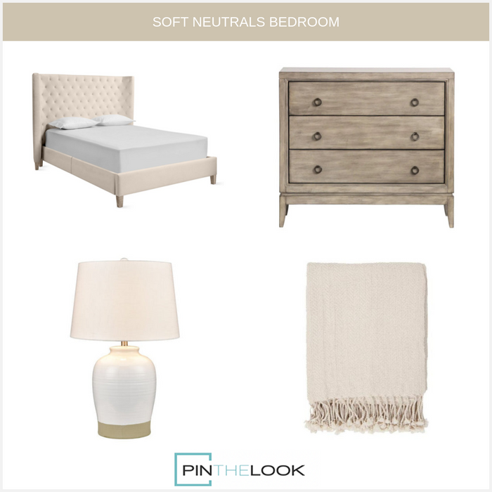 3-Drawer Beige Chest