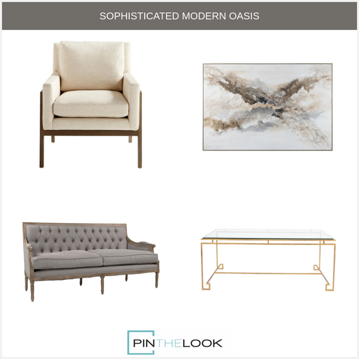 Parallel Gold Coffee Table