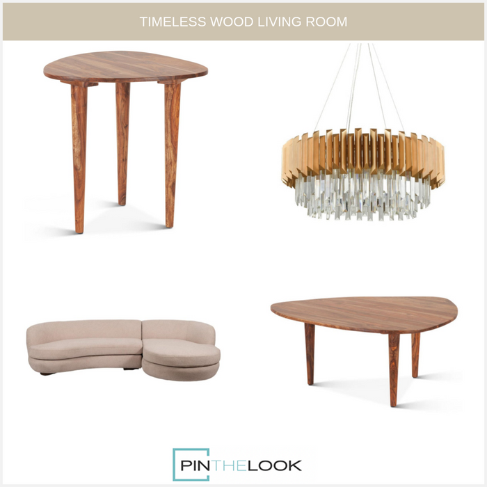 Sheesham Natural Wood Accent Table