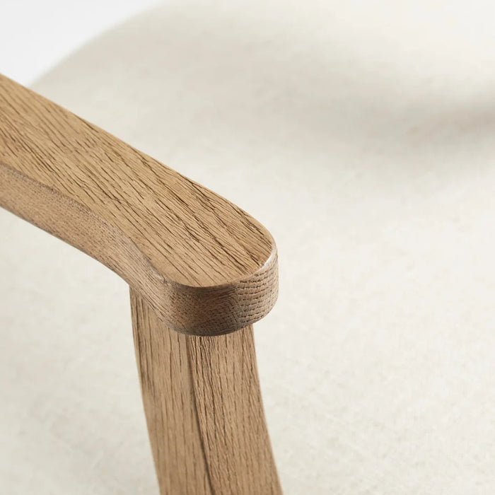 Natural Upholstered Counter Stool