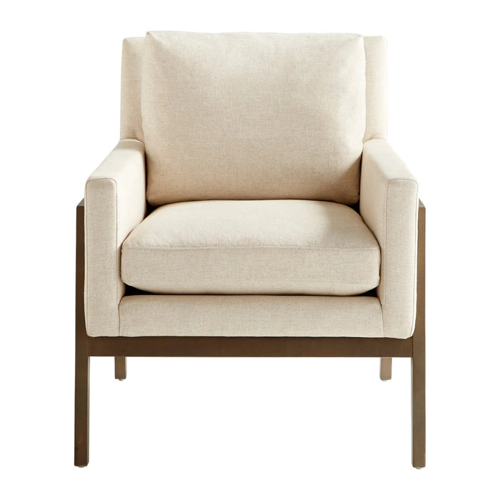 Natural Mocha Accent Chair