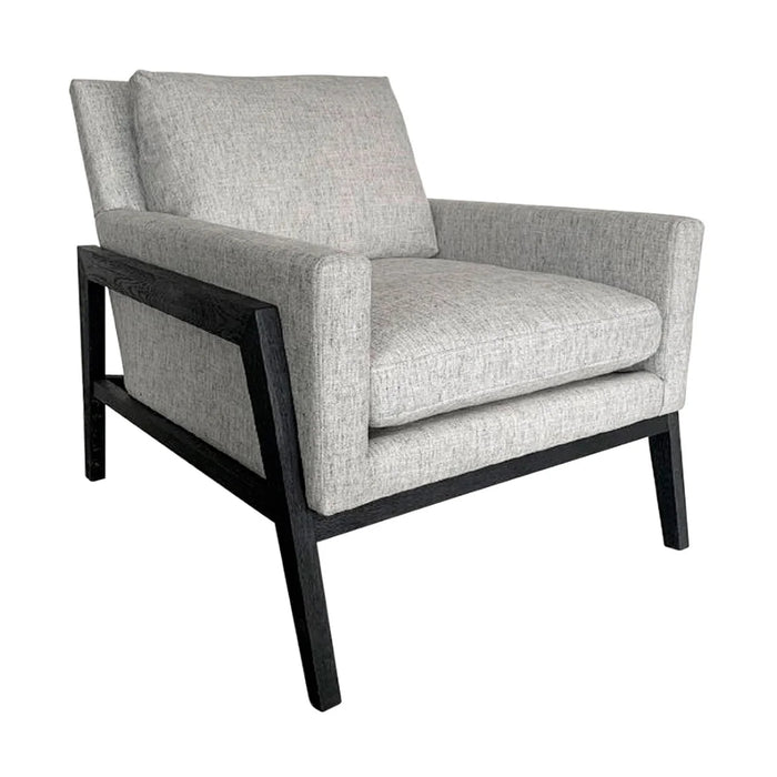 Grey Flared Arm Chair