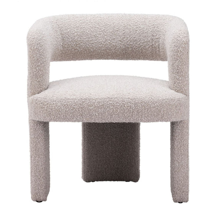 Modern Sandy Beige Accent Chair