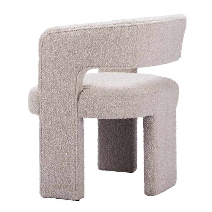 Modern Sandy Beige Accent Chair