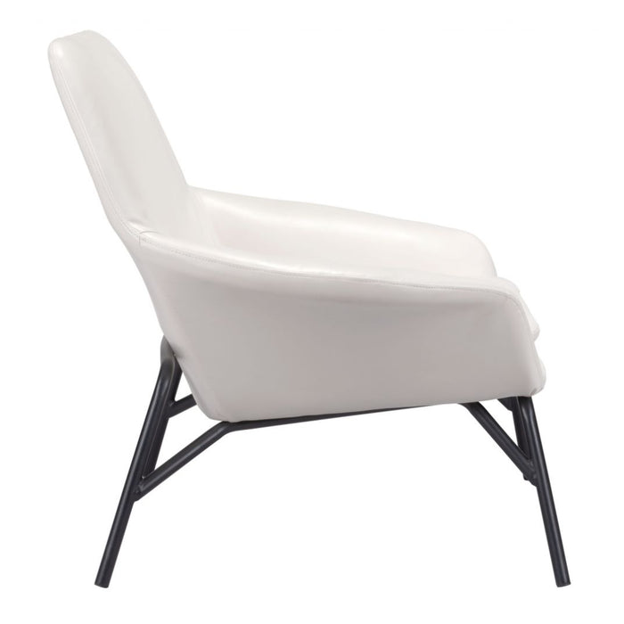 White Wrapped Star Accent Chair