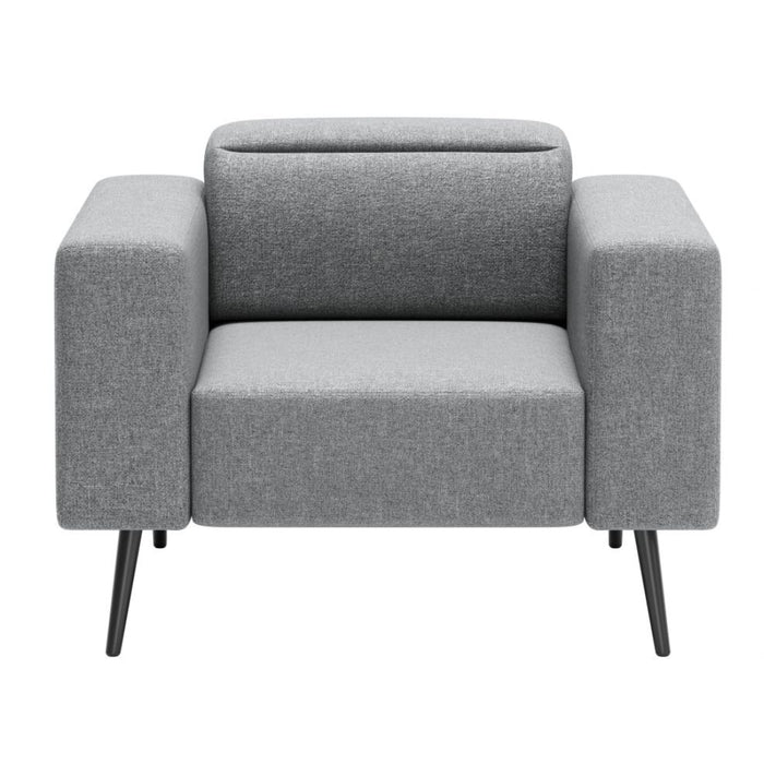 Wrapped Dark Gray Armchair