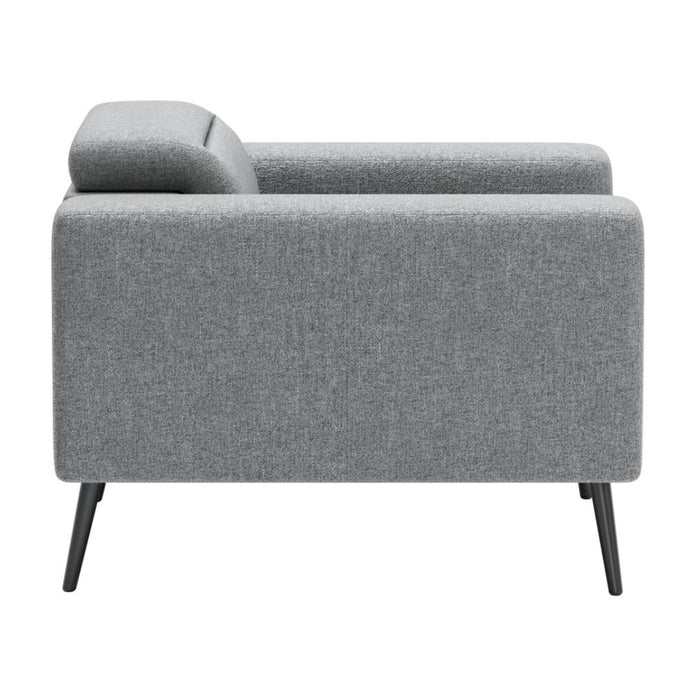 Wrapped Dark Gray Armchair