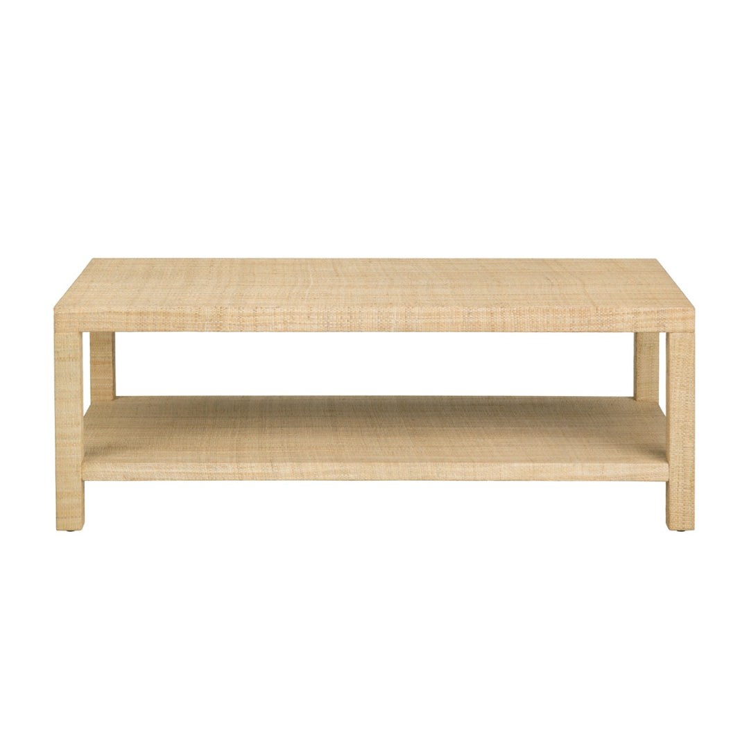 Coastal Raffia Cocktail Table