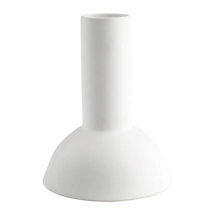 Medium White Tulip Vase