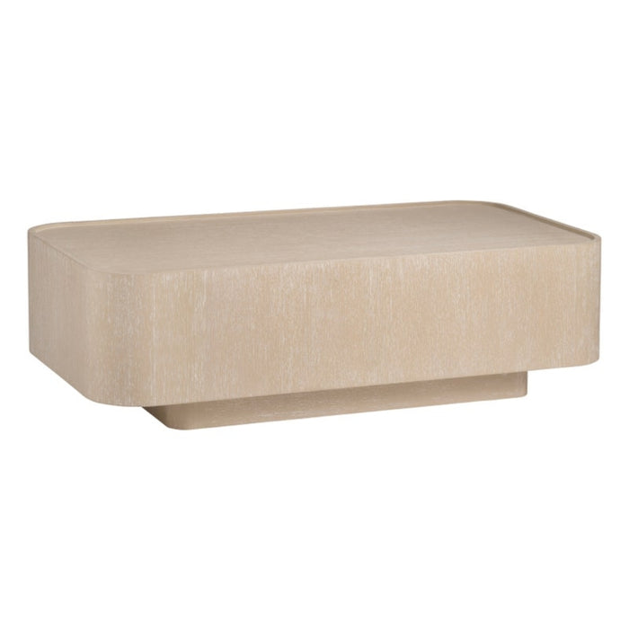 Coastal Beige Oblong Coffee Table