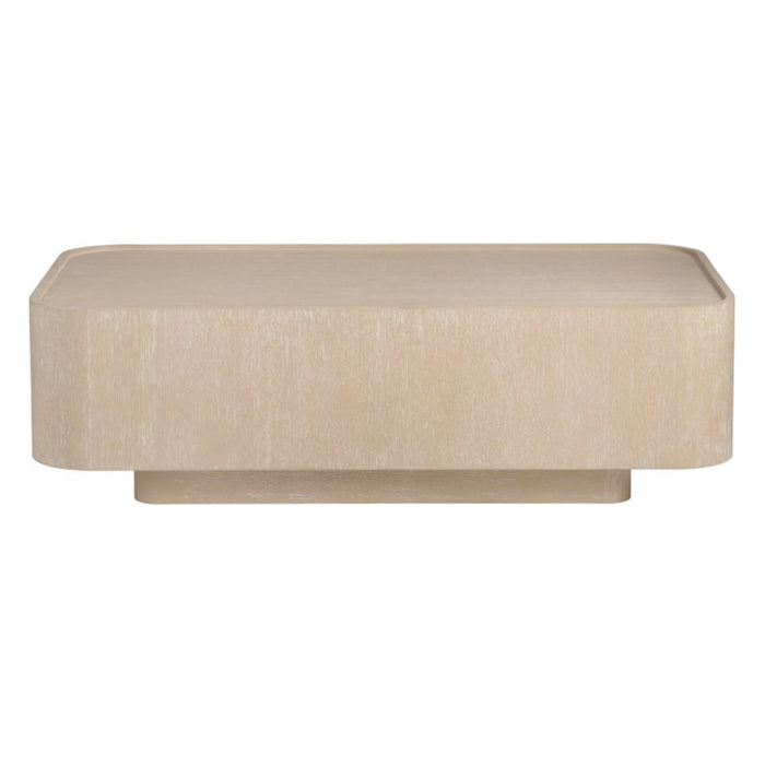 Coastal Beige Oblong Coffee Table