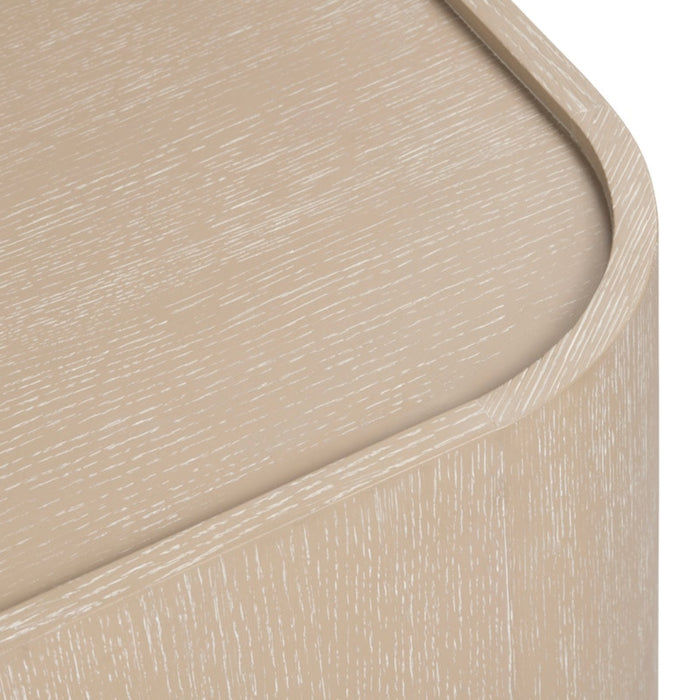 Coastal Beige Oblong Coffee Table