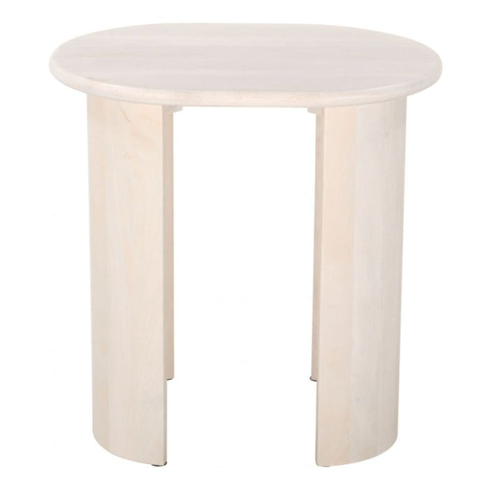 Warm Tone Natural Side Table