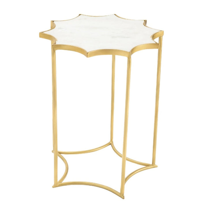 Star-Shaped Accent Table