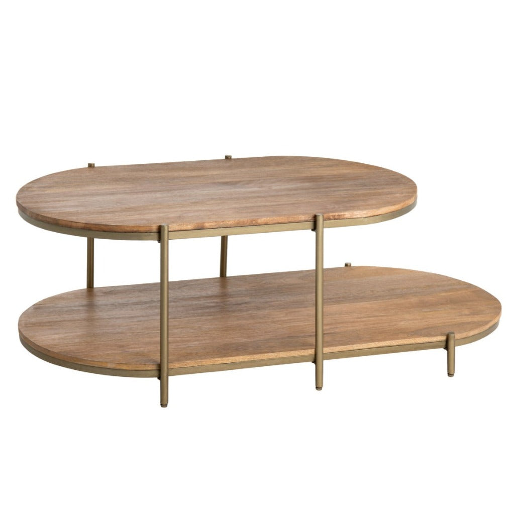 Retro Modern Tiered Cocktail Table