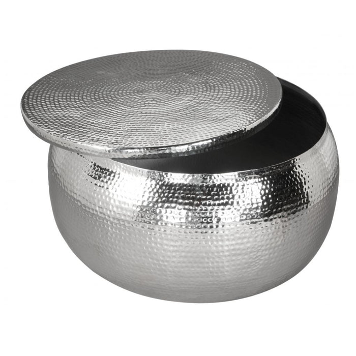 Round Chrome Coffee Table