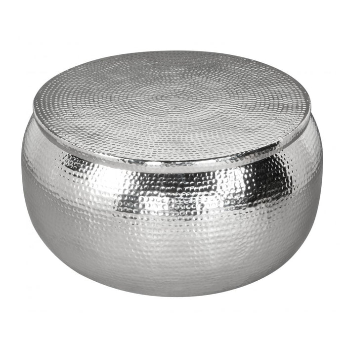 Round Chrome Coffee Table