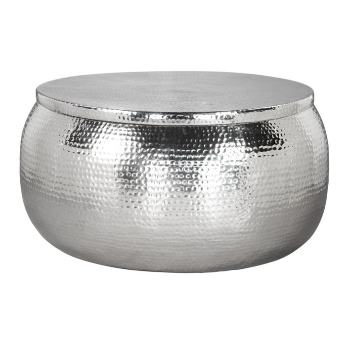 Round Chrome Coffee Table